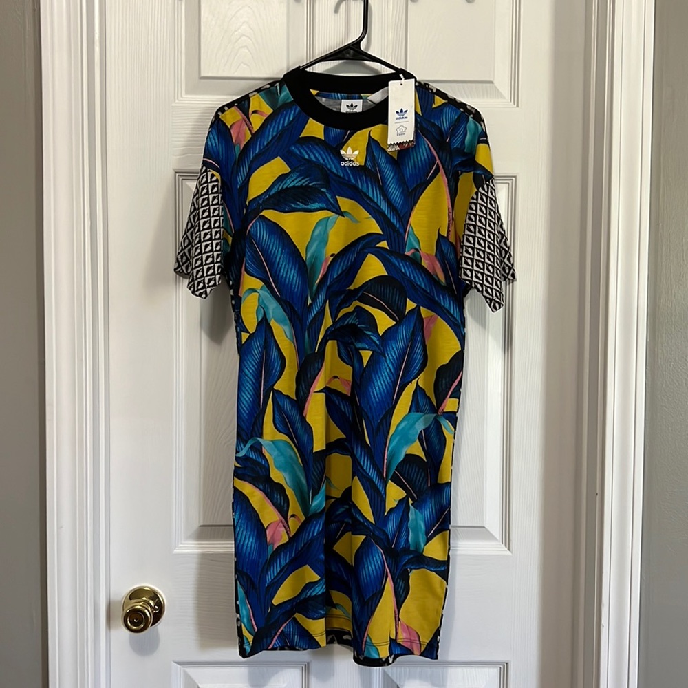 ADIDAS RIO FARM T-SHIRT DRESS